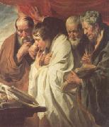 Jacob Jordaens The Four Evangelists (mk05) oil painting picture wholesale